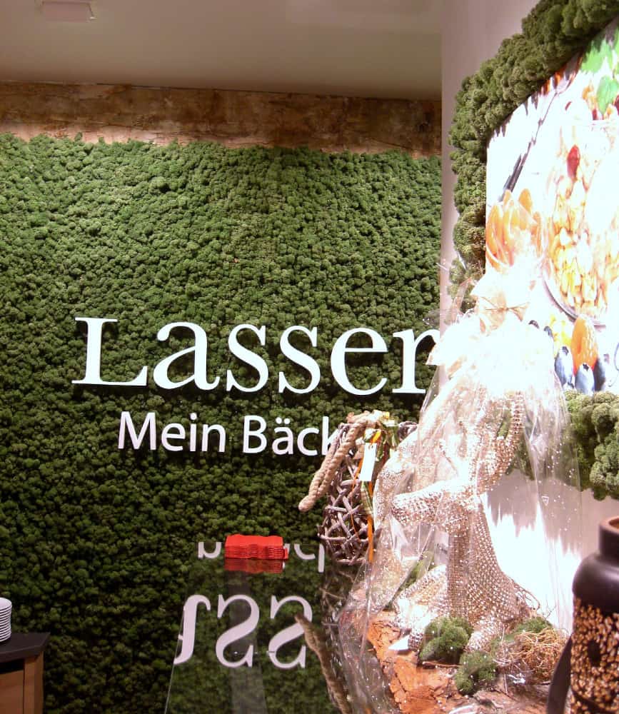 Mooswand Ladenbau